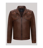 Erkek Deri Mont-EM02025 (Taba)