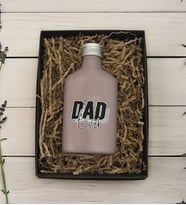 BK Gift Hediye Kutulu Kişiye Özel İsimli Baba Temalı Mat Gri Tasarım Cam Şişede 200 ml Kolonya-1, Babaya Hediye, Babalar Günü Hediyeleri, Hediyelik Baskılı Kolonya