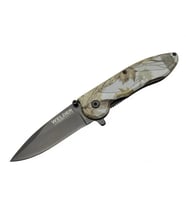 Çakı Yaprak Desenli 19,5 cm Yarı Otomatik , Kemerlikli