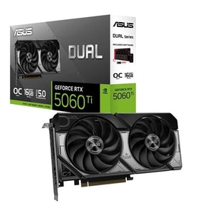 ASUS 16GB DUAL RTX5060TI-O16G GDDR7 128bit HDMI DP PCIe 5.0