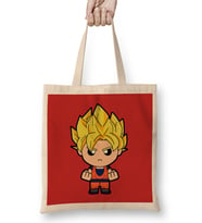 Dragonball Z Son Goku Saiyan Dbz Minime Version Bez Çanta Uzun Saplı