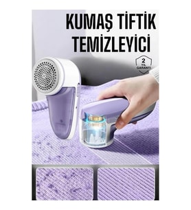 Mey İthalat® Tiftik Temizleme Makinesi USB Şarjlı Tüy Toplayıcı Kablosuz