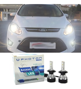 Ford C-Max Led Xenon Kısa Far Ampulü H7 Access Yeni Seri Beyaz 2003-2010