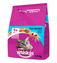 Whiskas Ton Balıklı Sebzeli Kuru Kedi Maması 1,4 Kg