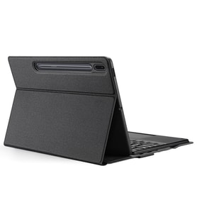Dux Ducis SM Galaxy Tab S8 Plus-S7 Plus-S7 FE ile Uyumlu Bluetooth Klavye Touchpad Kılıf (Siyah)