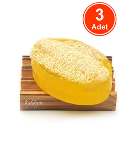 Kabak Lifli El Yapımı Doğal Limon Çiçeği Sabunu 120 G x 3 Adet