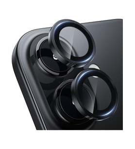 Iphone 16 ve 16 Plus Siyah (Black) Uyumlu Kamera Lens Koruyucu Cam