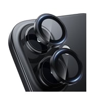 Iphone 16 ve 16 Plus Siyah (Black) Uyumlu Kamera Lens Koruyucu Cam