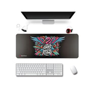 SonicTouch UltraGrand Hayat Kısa Kuşlar Uçuyor Grafiti Xxl Gamer Oyuncu Klavye Mouse Pad 40x90Cm