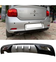 Renault Symbol 3 Difüzör Difizör Gri + Kare Egzoz Görünüm C Tip 2013-2020