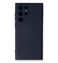 Mey İthalat® Samsung Galaxy S23 Ultra Kılıf Nano içi Kadife Silikon - Lacivert