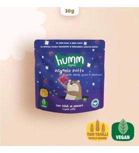 Humm Organik Pancarlı ve Tam Tahıllı Puflar 30 Gr