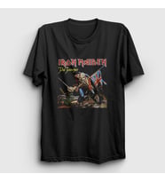 Presmono Unisex Siyah Trooper Iron Maiden T-Shirt 87248tt