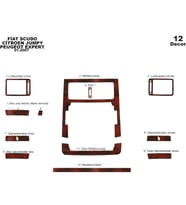 Meriç® Fiat Scudo Ön Torpido Kaplama Maun 12 Parça 2007-› (Maun)