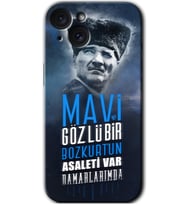 İphone 15 Kılıf HD Desen Baskılı Kılıf - Bozkurt Atatürk