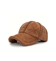 UNISEX YUMUŞAK SONBAHAR, KIŞ İÇİN ŞAPKA-KAHVERENGİ ACR7162