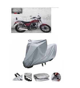 Falcon Crown 150  Gri Motosiklet Brandası ARKA ÇANTA UYUMLU DEĞİLDİR