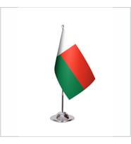 Madagaskar Tekli Masa Bayrağı