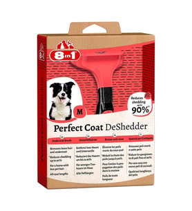 8in1 Perfect Coat Deshedder Furminator Orta Irk Köpek Tarağı Medium