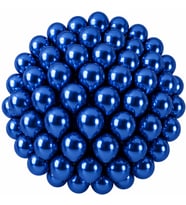 Mavi Renk Lateks krom Balon (30 cm) - 50 Adet