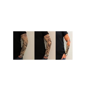 Giyilebilir Dövme 3 Çift 6 Adet Kol Çorap Dövmesi Sleeve tattoo Set13
