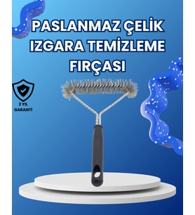 Paslanmaz Çelik Izgara Temizleme Fırçası Mangal ve Barbekü İçin