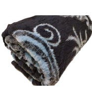 Tek Kişilik Lüks Peluş Uşak Battaniyesi, 2.4kg, (Lacivert)