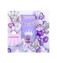 Çıtıpıtıstore Kral Taçlı Lüks Balon Seti