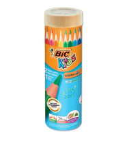 BİC EVOLUTION METAL JUMBO KURU BOYA 12+1