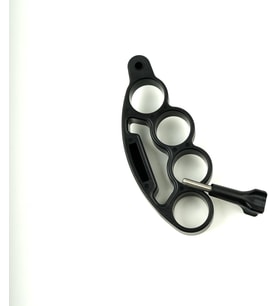 Aksiyon Kameraları 1/4 Vida Uyumlu Parmak Kavramalı Monopod Aksiyon Kamerası Sabitleyici Siyah