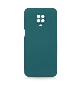 Xiaomi Redmi Note 9 Pro Kılıf Orj Lansman Serisi Pürüzsüz Esnek Kadife İç Kısım (Koyu Yeşil)