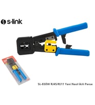 S-LINK SL-830W 8P8C/RJ-45 6P4C/RJ11 Kablo Sıkma Pensesi Yeni Nesil