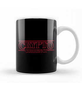 Stranger Things Crypto Currency Kupa Bardak Porselen