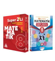 Örnek Akademi 8. Sınıf Süper İkili Matematik Seti ve Evrensel Soru Bankası Seti 2 Kitap