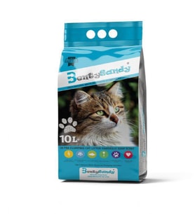 Bentysandy Marsilya Sabun Kokulu İnce Bentonit Kedi Kumu 10 Lt