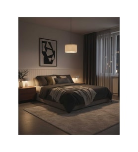 Lüks Beyaz Renk Modern Dekoratif Salon, Oturma Odası ve Mutfak Sarkıt Avize ( Lamba Hediyedir. )