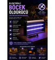 Sessiz Çalışan Elektronik Böcek Kontrol Sistemi 10 Watt