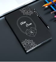 Kişiye Özel Deri Tasarım Defter TS09