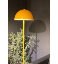 Sarı Lambader Modern Dekoratif Metal Salon Hol Çalışma Odası Zemin Lambası 170 Cm Kablo