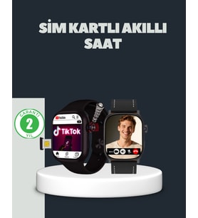 Kartlı Gps Destekli Akıllı Saat Sesli Görüşmeli