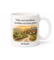 Bayramda Memlekete Gidene Kişiye Özel Kupa Bardak Hediye