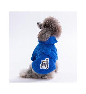 Pawstar Bornoz Kedi ve KÜÇÜK Köpek Mavi Pattaya L-XL