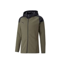 Puma Teamcup Casuals Hooded Jkt Erkek Futbol Ceketi 65798735 Haki