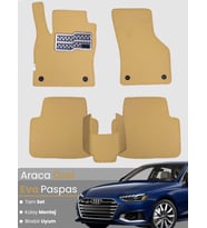 AUDİ A4 SEDAN (2016-2024) Uyumlu EVA Paspas Tam Set–Araca Özel,Su Geçirmez,Kolay Montaj