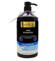 Sütlü Duş Jeli 1000 Ml  Hassas Ciltler İçin Paraben ve Fosfat İçermeyen 