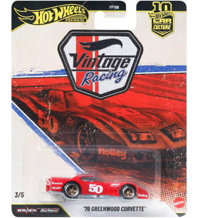 Hot Wheels '76 Greenwood Corvette Araba Calture Premium 2026 Vintage Yarış Serisi 1:64 Ölçekli Kolek