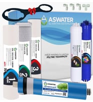 Açık Kasa Su Arıtma Cihazı Aw 6'lı Aşamalı Filtresi Seti Mineral
