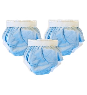 Sema Baby 3'lü Lüks Alıştırma Külodu 10-15 kg - Mavi