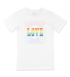 Rainbow Love Tişört