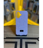 İphone 16 Uyumlu Taş Desenli Silikon Yumuşak Kılıf (Pembe)